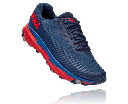 Hoka One One Torrent 2 Moški Pohodniški Čevlji Modra / Rdeča SI-965804T